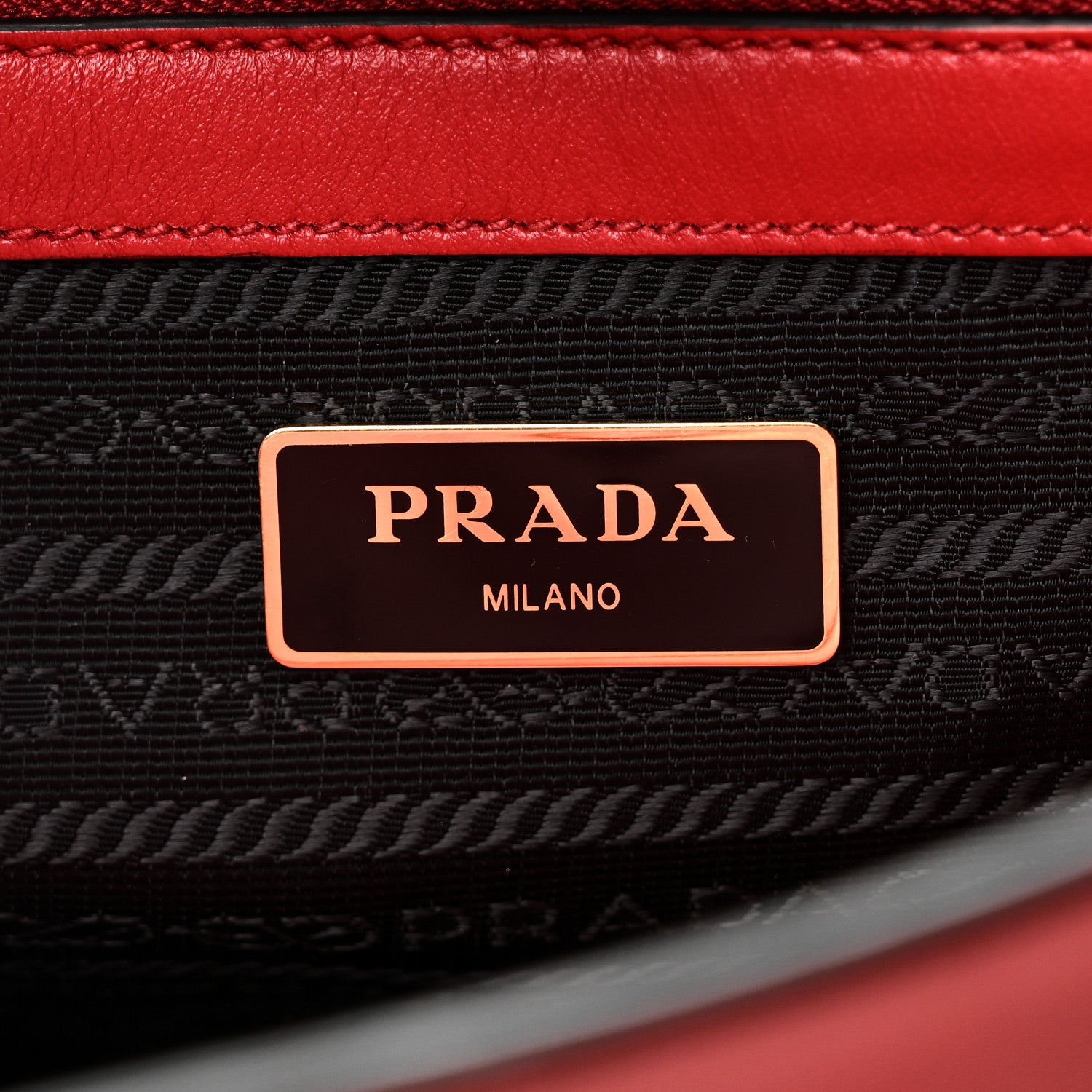 Prada Saffiano Soft Calfskin Large Tote Fuoco 6 of 9