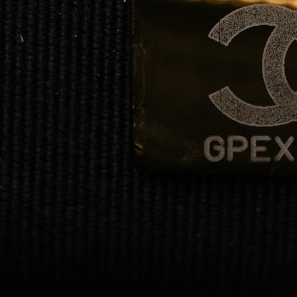 Chanel Shiny Crumpled Lambskin Quilted Small Preppy Pocket Camera Case Black 7 of 12