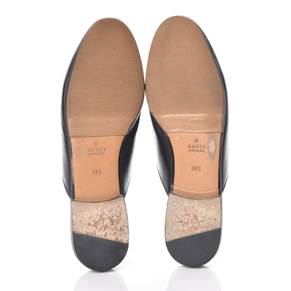 Gucci Calfskin Womens Princetown Slippers 38.5 Black 7 of 12