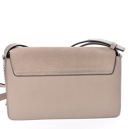 Chloe Suede Calfskin Small Faye Shoulder Bag Motty Grey 10 of 11