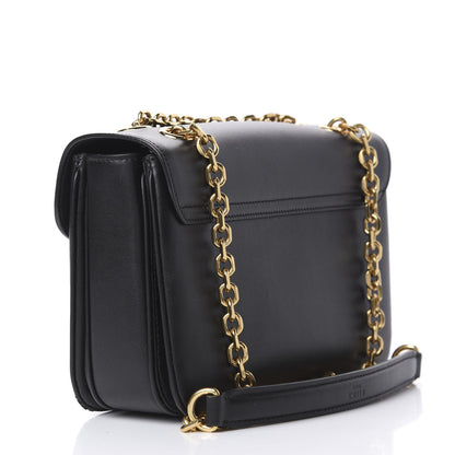 Celine Shiny Calfskin Medium C Bag Black 3 of 13
