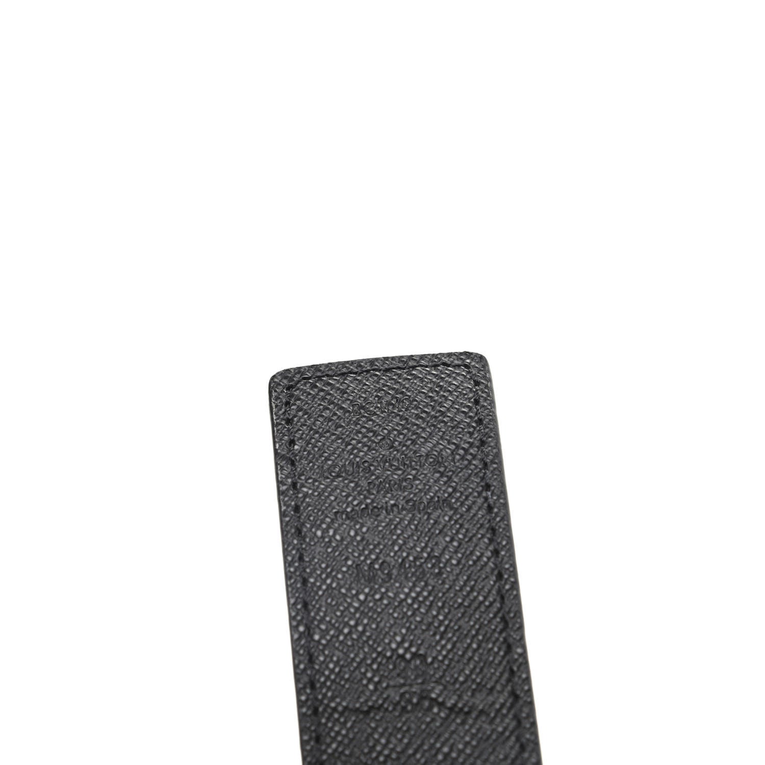 Louis Vuitton Calfskin Monogram 30mm LV Initiales Reversible Belt 90 36 Black 3 of 5