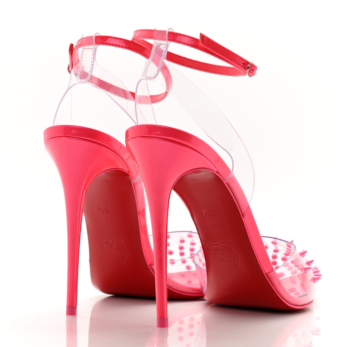 PVC Specchio Spikoo 100 Pumps 38.5 Version Fluo Pink