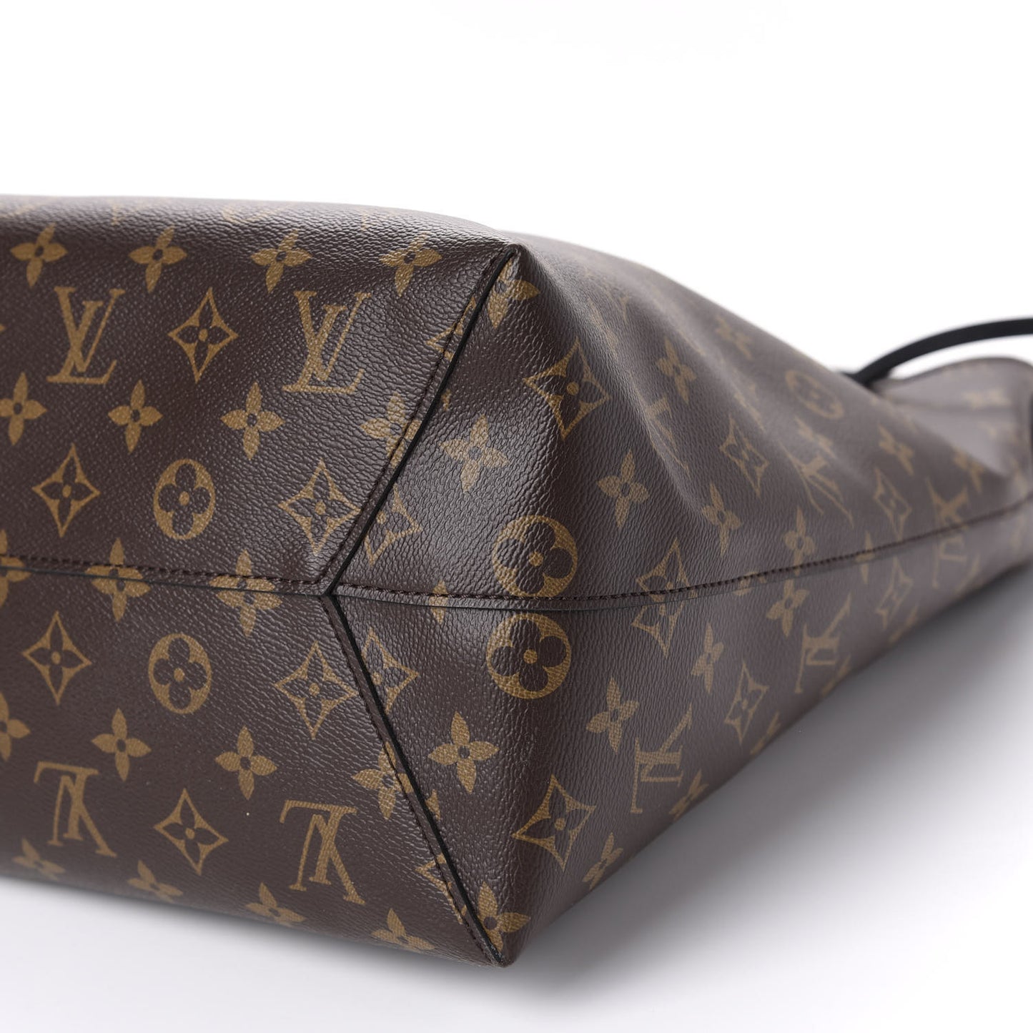 Monogram Flower Hobo Black