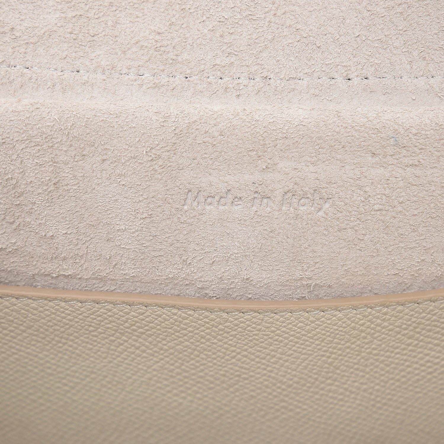 Celine Grained Calfskin Micro Belt Bag White 7 of 8