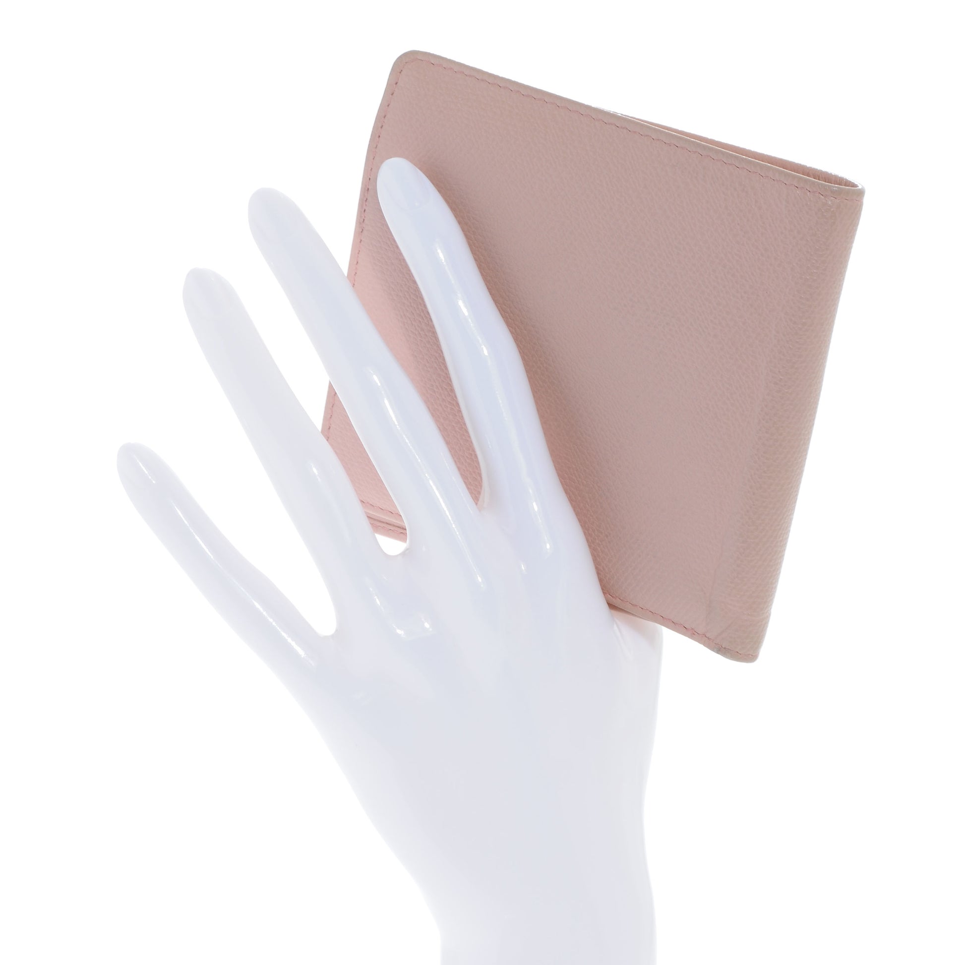 Chanel Leather Billfold Wallet Pink 2 of 8