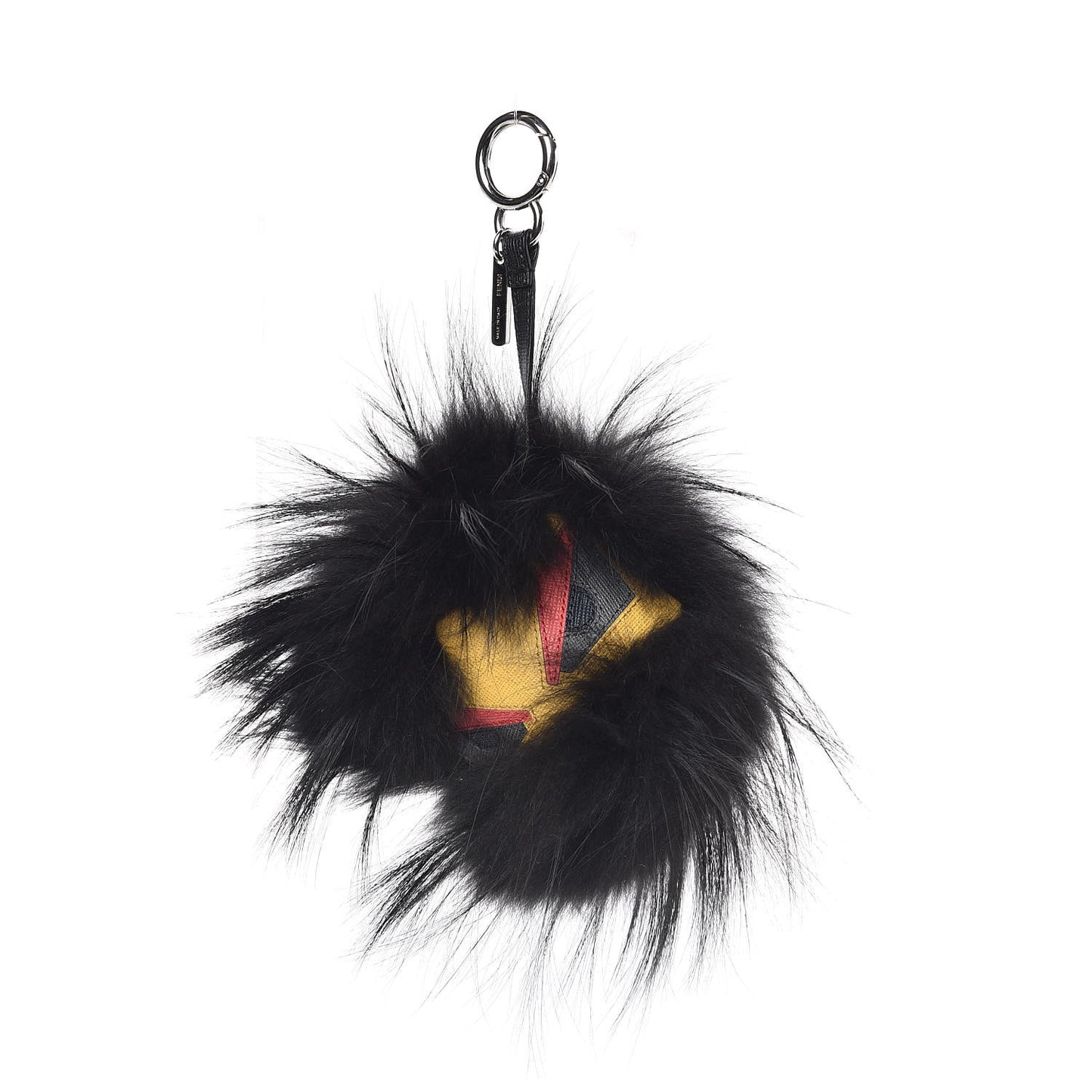 Mink Fur Furyou Monster Bag Bug Charm Black