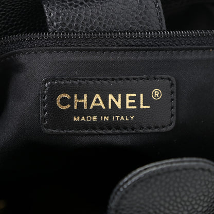 Chanel Caviar Quilted Petit Shopping Tote PST Black 8 of 11