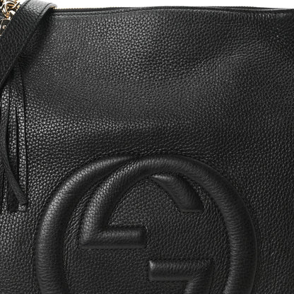 Gucci Pebbled Calfskin Large Soho Hobo Black 8 of 10