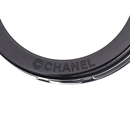 Chanel 18K White Gold Ceramic Medium Ultra Ring 49 4.75 Black 4 of 5