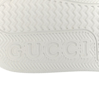 Gucci Calfskin GG Supreme Monogram Perforated Womens Platform 55mm Sneakers 40 Beige Ebony Sugar Pink Crop Shine Purple 7 of 10