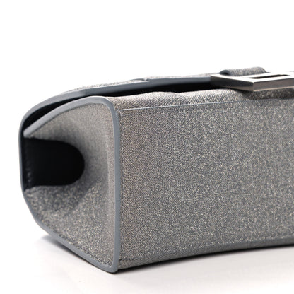 Balenciaga Glitter Fabric Hourglass Top Handle Bag XS Grey 11 of 13