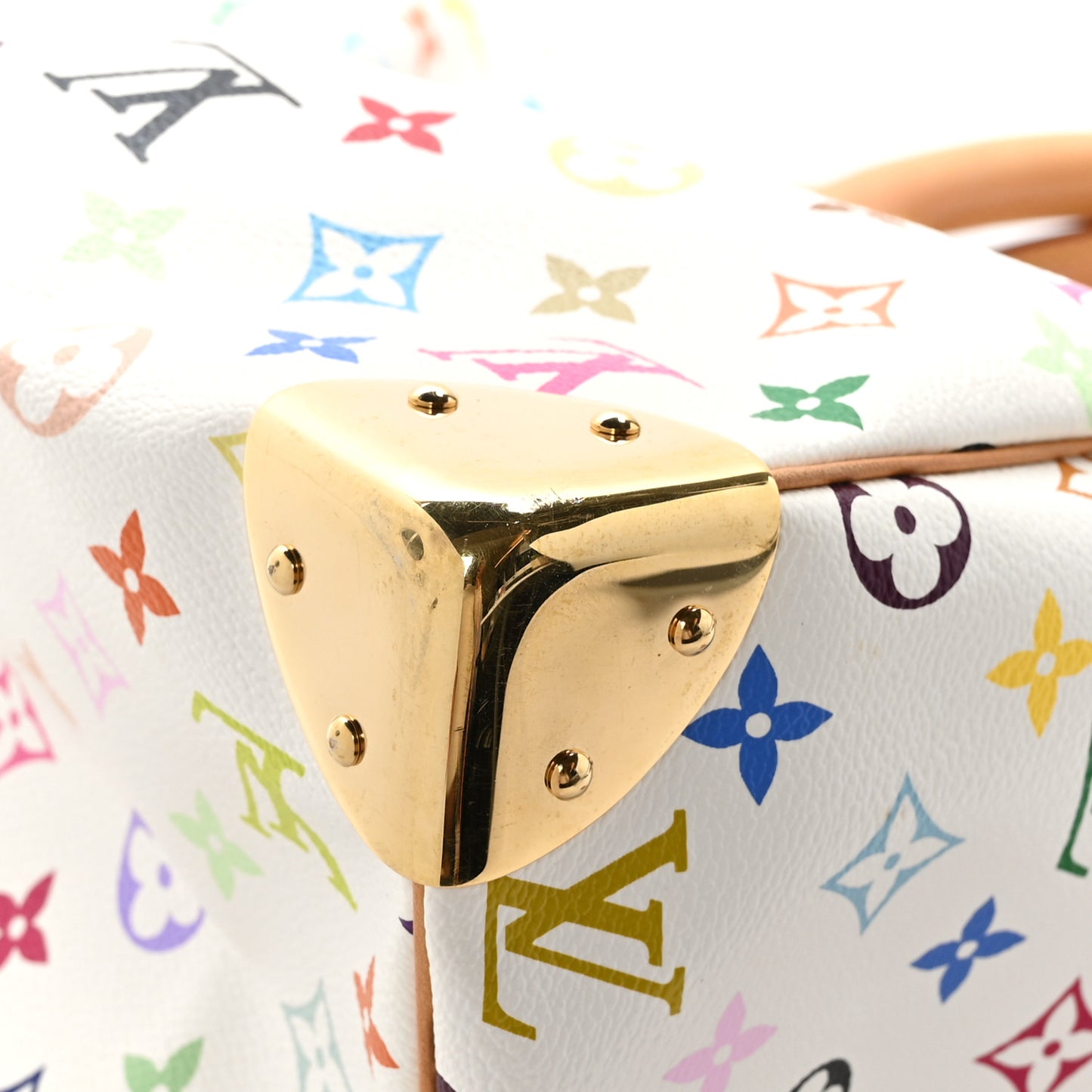 Monogram Multicolor Speedy 30 White