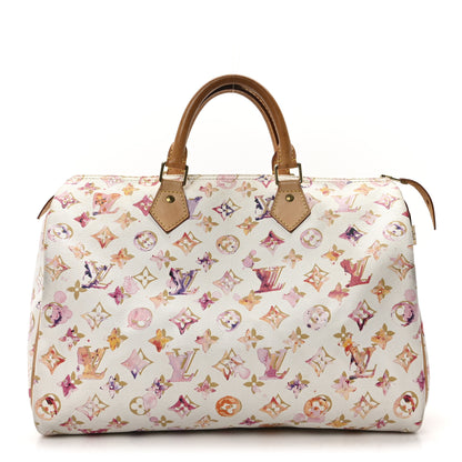 Louis Vuitton Watercolor Aquarelle Speedy 35 White 1 of 9