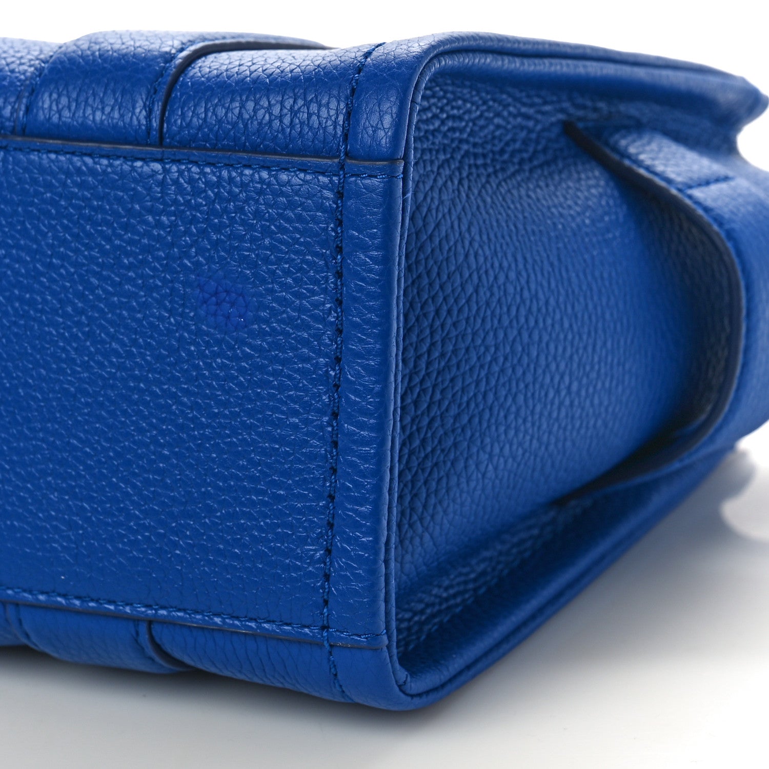 Marc Jacobs Grained Calfskin Small The Tote Bag Cobalt 9 of 10