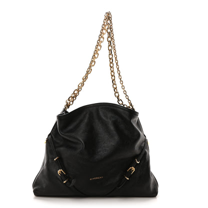 Givenchy Tumbled Calfskin Medium Voyou Bag Black 1 of 11