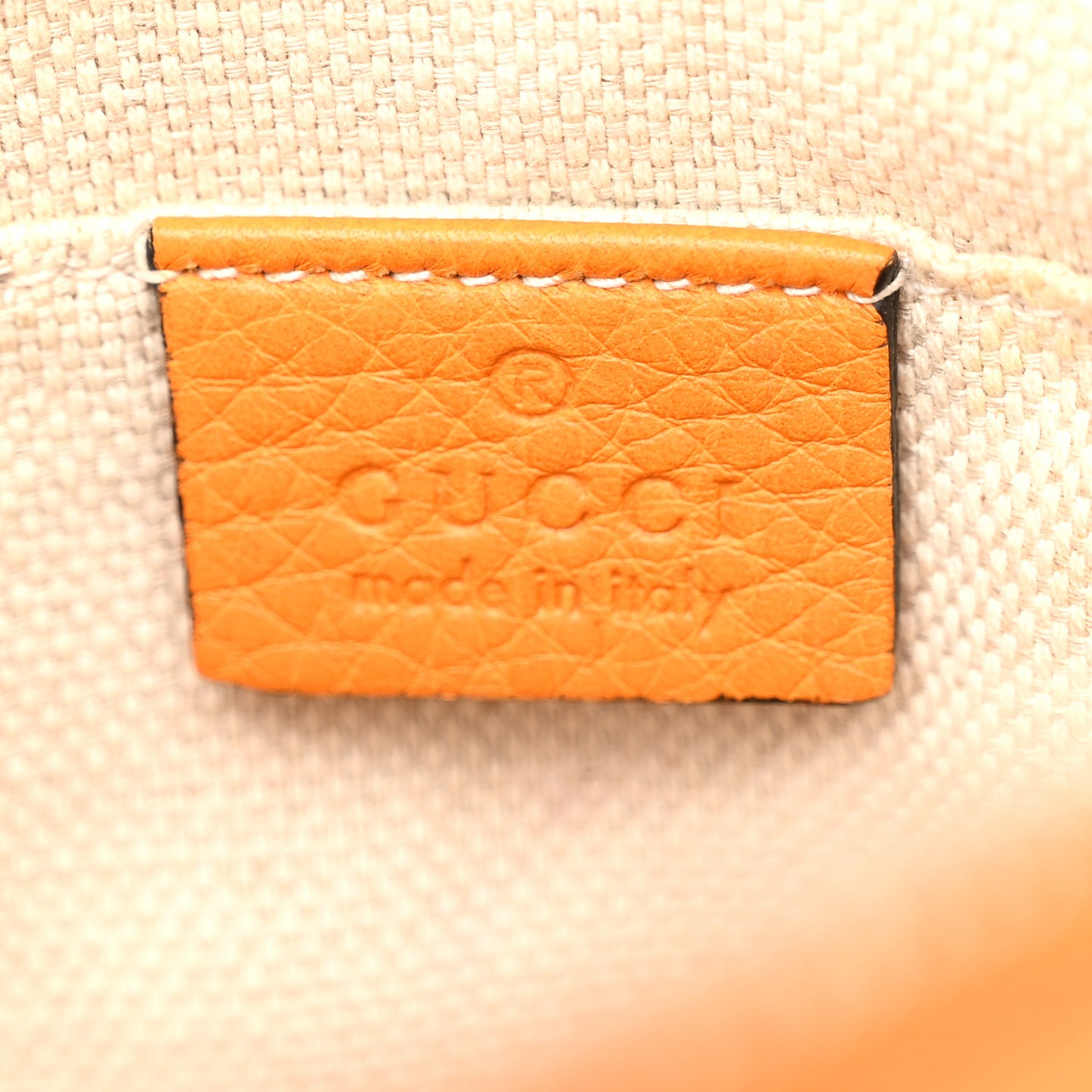 Pebbled Calfskin Small Soho Disco Bag Curcuma