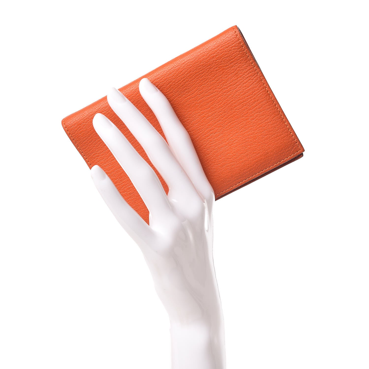 Hermes Chevre Mysore Grand Modele Agenda Cover Orange 2 of 11