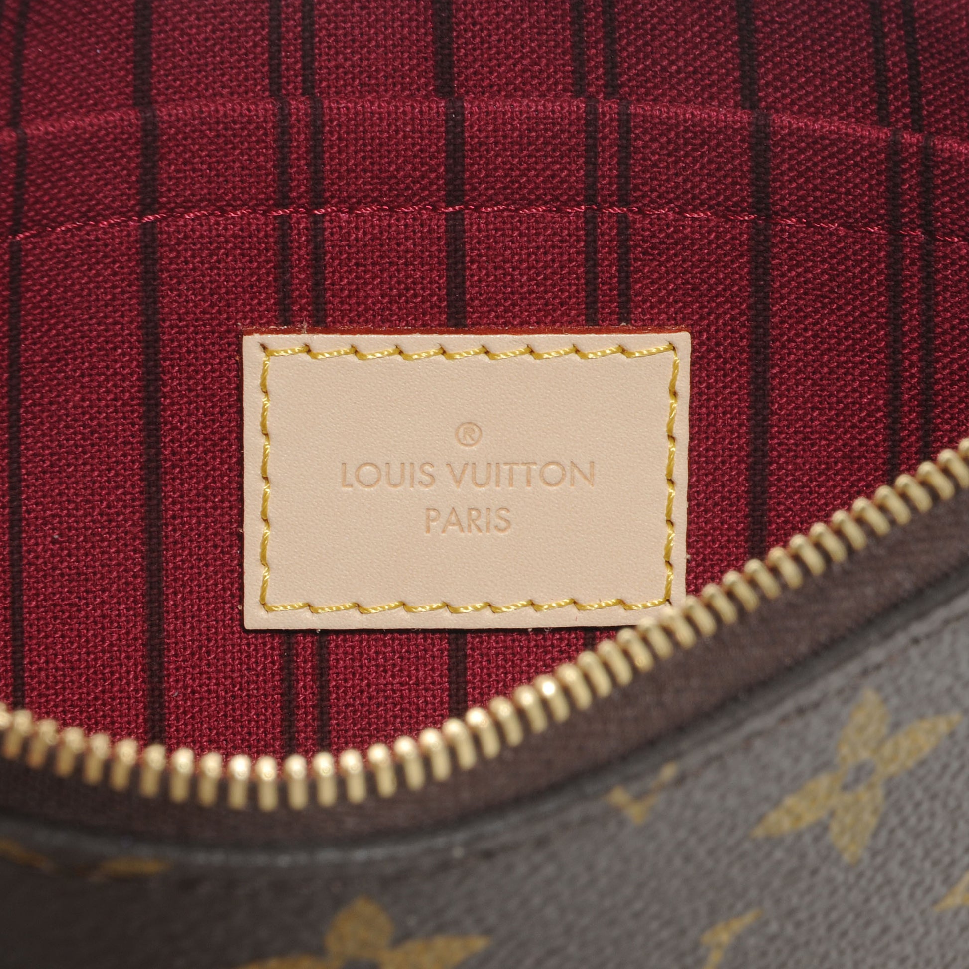 Louis Vuitton Monogram Neverfull MM GM Pochette Fuchsia 6 of 8