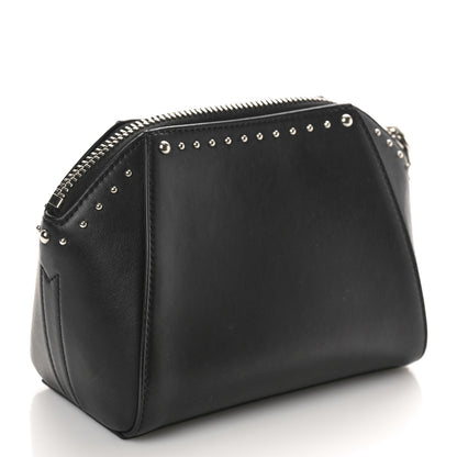 Givenchy Calfskin Small Studded Antigona Beauty Wristlet Black 3 of 10
