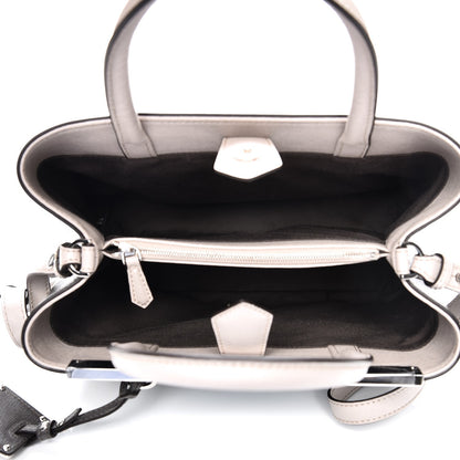 Fendi Vitello Elite Monster Eyes Studded Petite 2Jours Tote Carbone White Multicolor 6 of 8