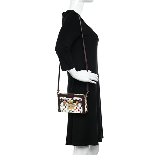 Monogram Petite Malle Black White