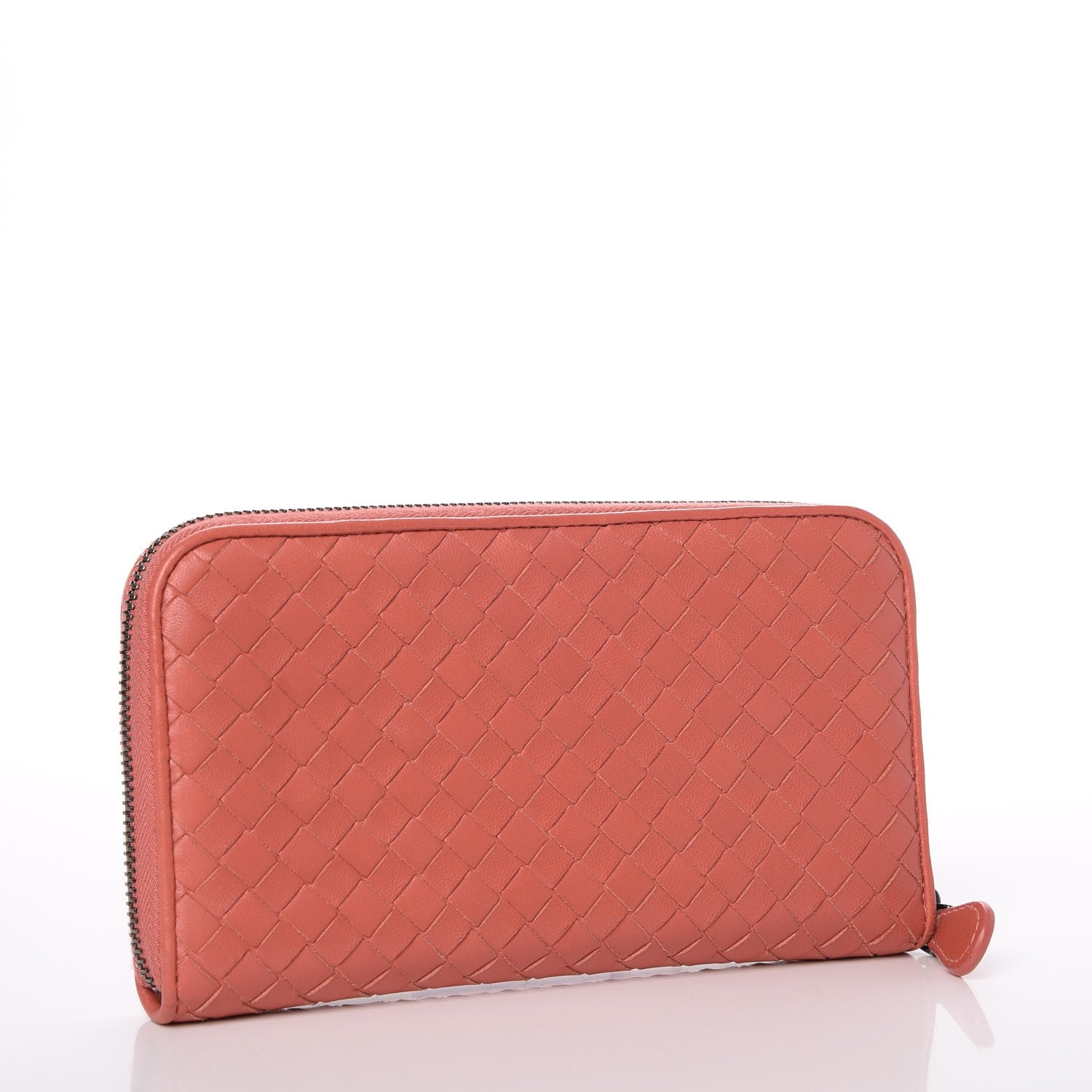 Bottega Veneta Nappa Intrecciato Zip Around Wallet Pompei 3 of 7