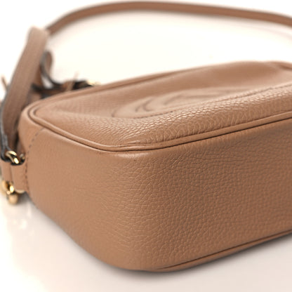 Gucci Pebbled Calfskin Small Soho Disco Bag Camelia 8 of 10