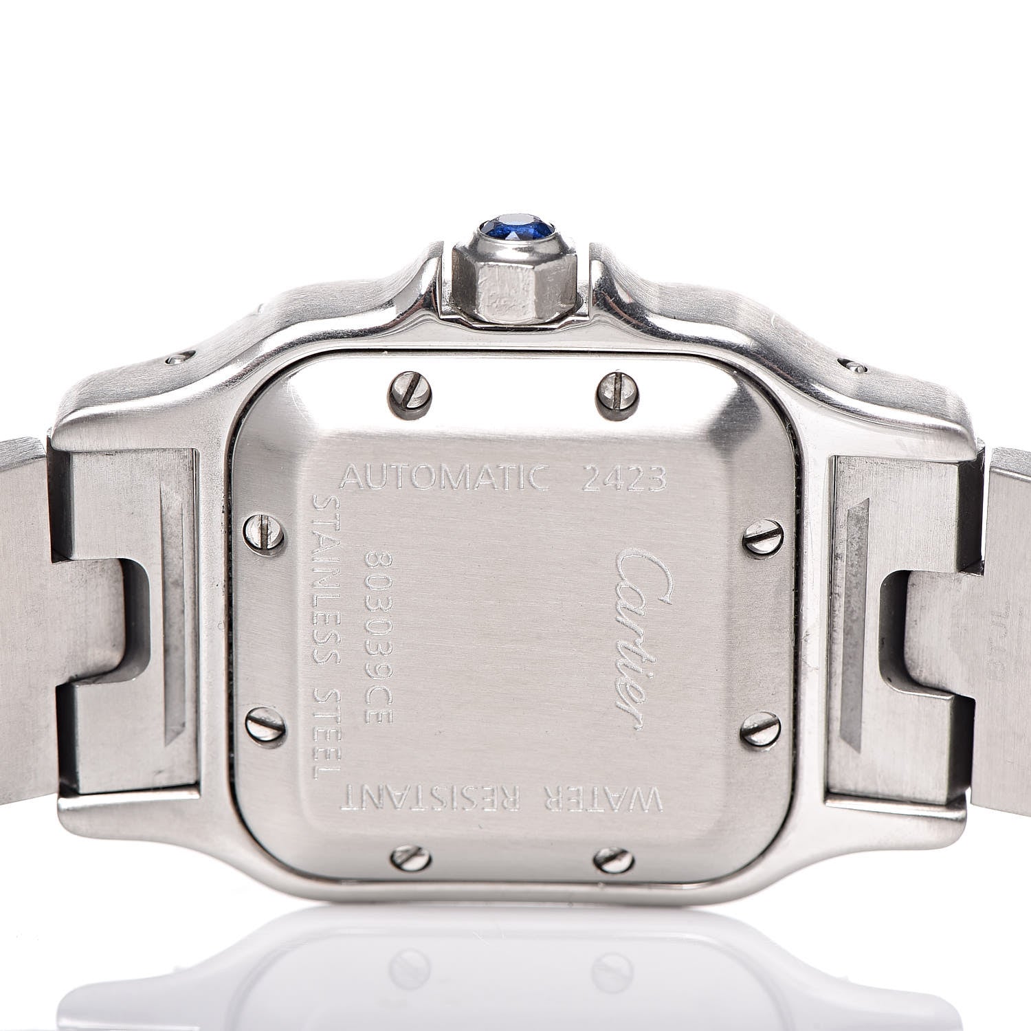 Cartier Stainless Steel 24mm Santos de Galbee Automatic Watch 5 of 9