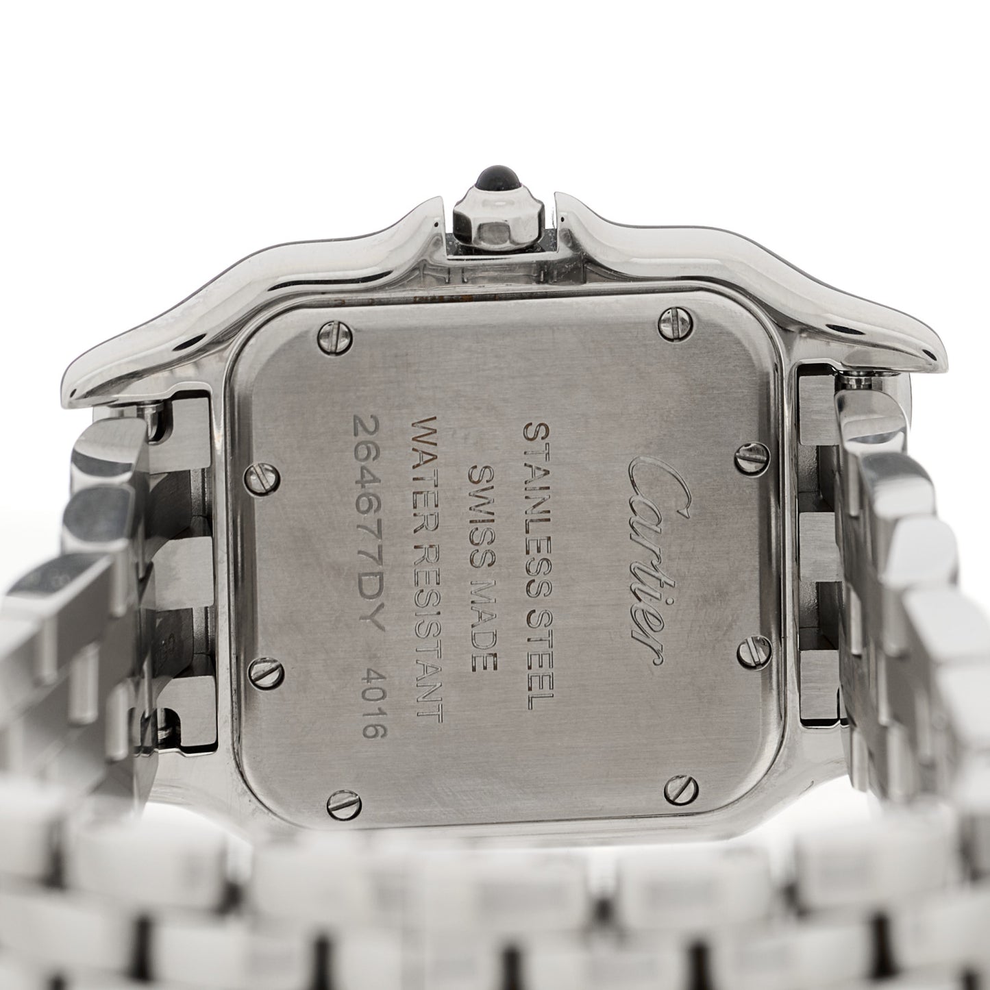Stainless Steel Diamond 27mm Panthere Quartz Watch