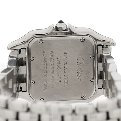 Cartier Stainless Steel Diamond 27mm Panthere Quartz Watch 4 of 5
