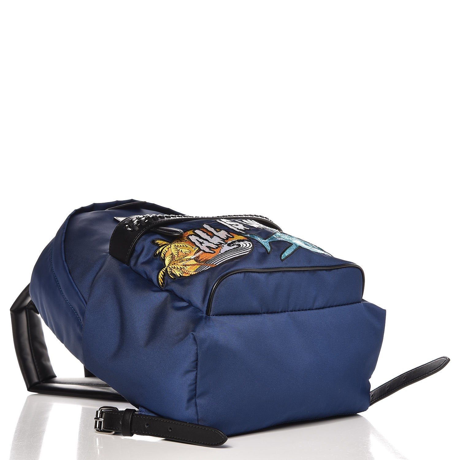Stella McCartney Eco Nylon X Parley Falabella Go Backpack Blue 4 of 9