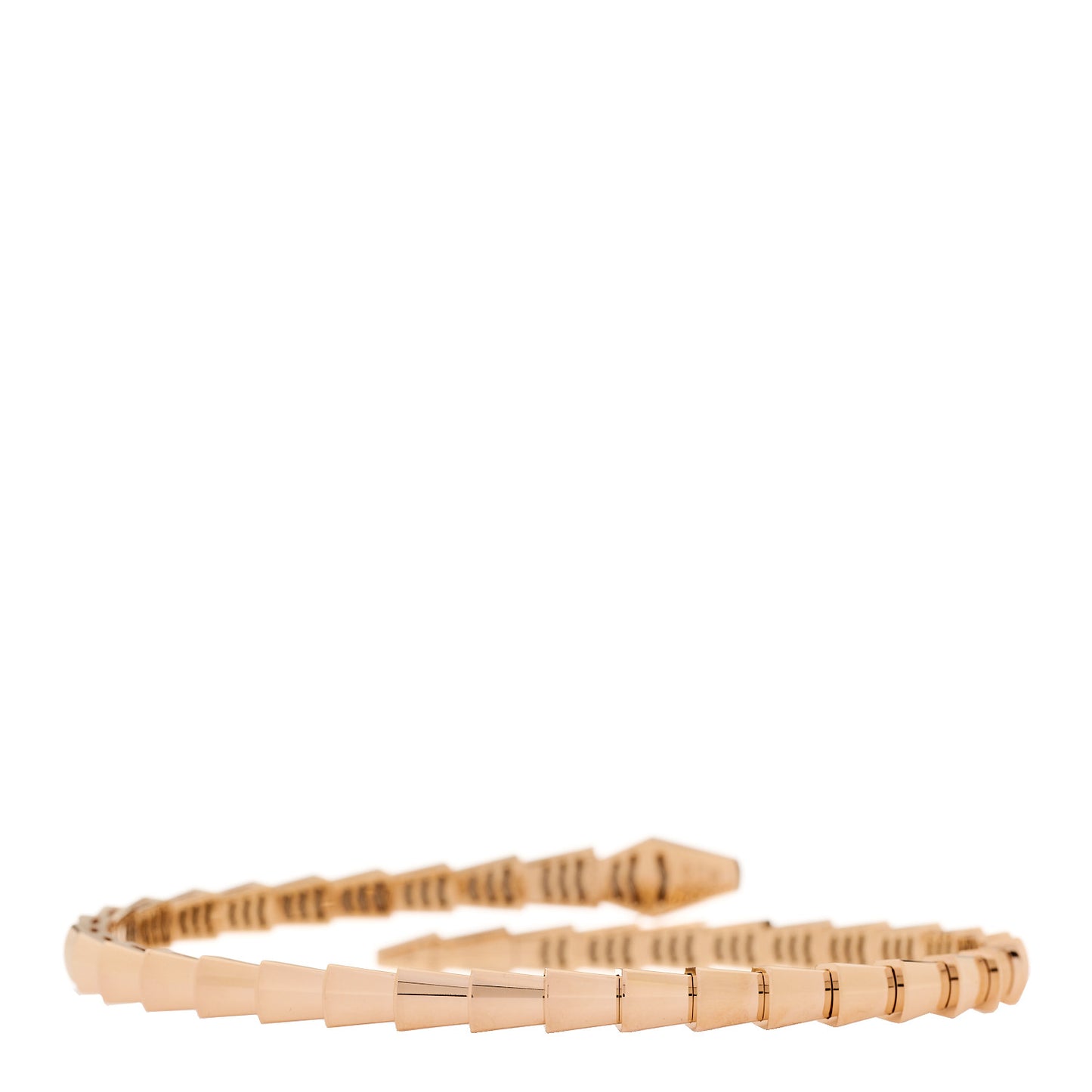 18K Rose Gold Serpenti Viper Bracelet L