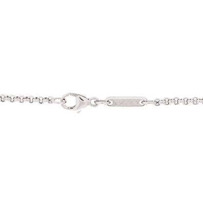 Chopard 18K White Gold Diamond Happy Diamonds Pave Happy Sun Pendant Necklace 7 of 7