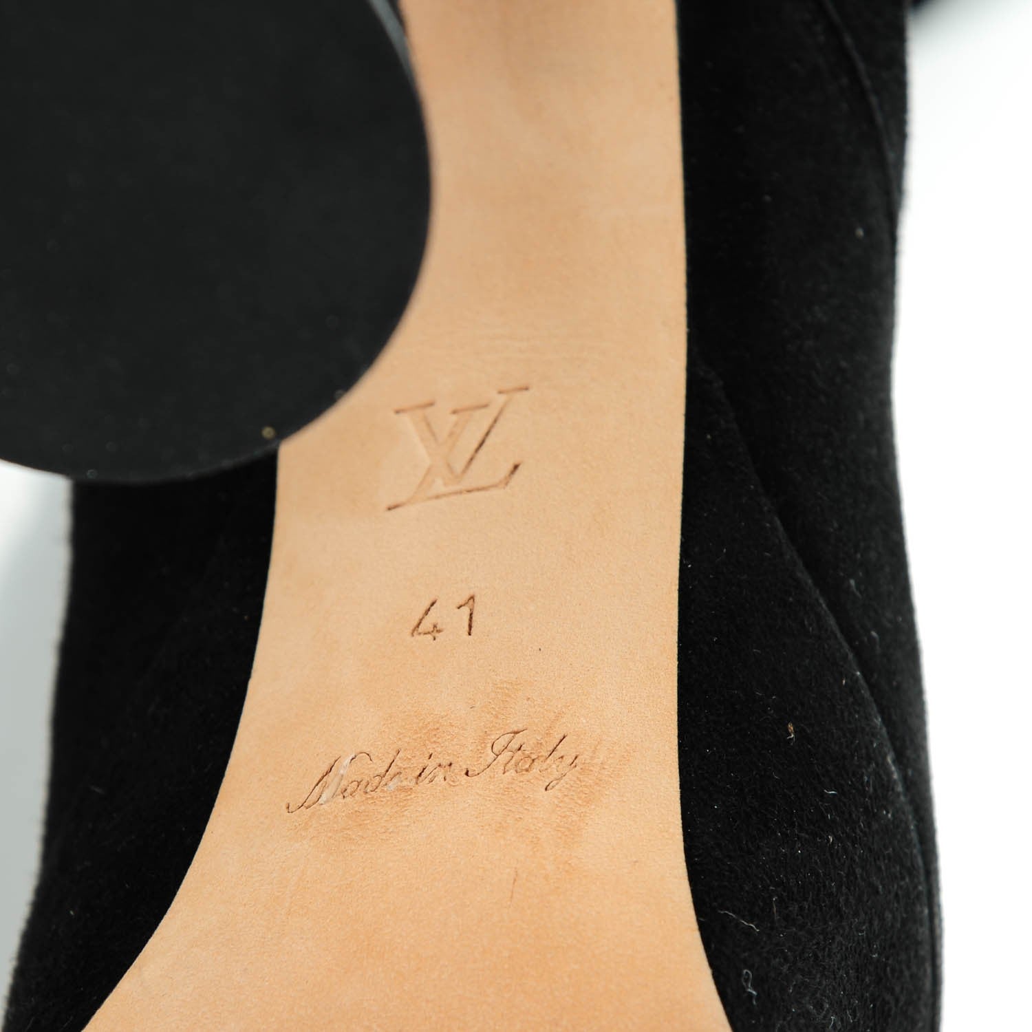 Louis Vuitton Suede Patent Leather Cancan High Boots 41 Black 6 of 6
