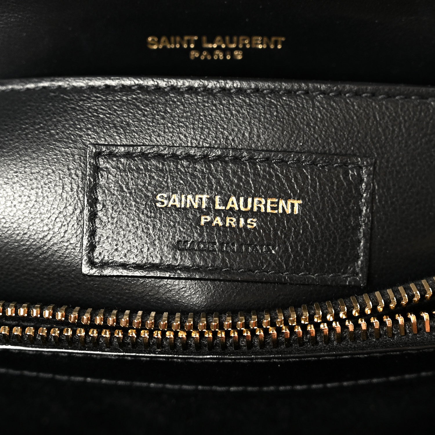 Saint Laurent Calfskin Y Quilted Monogram Small Loulou Chain Satchel Black 7 of 11