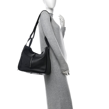 Loewe Calfskin Medium Hammock Shoulder Bag Black 2 of 11