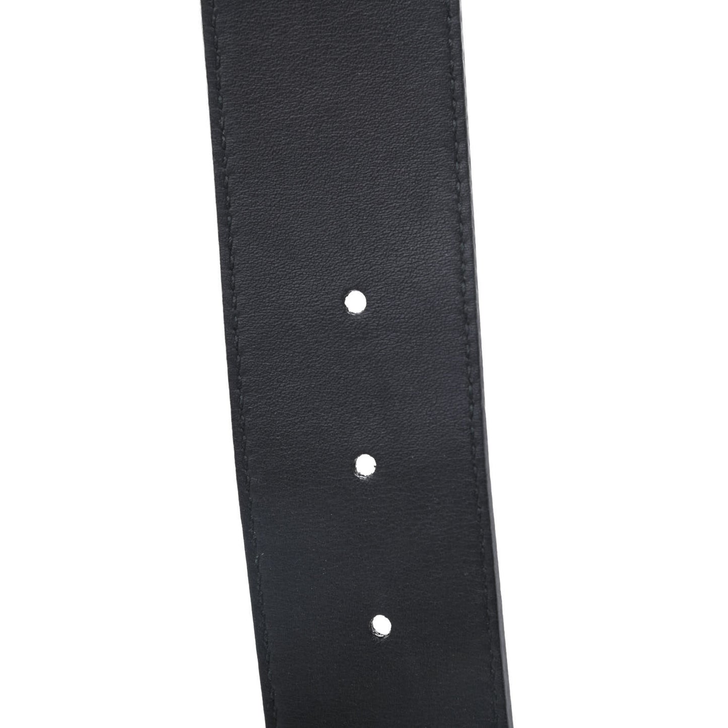 Textured Calfskin Double G 40mm Belt 85 34 Black