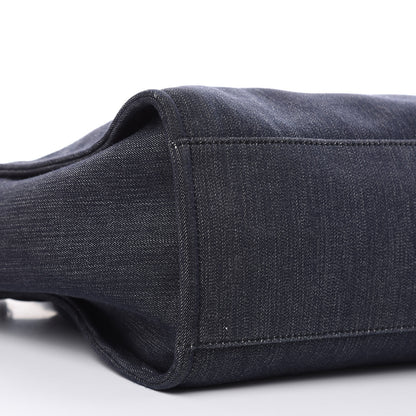 Chanel Denim Large Deauville Tote Dark Blue 8 of 10