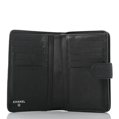 Chanel Caviar Timeless CC Zipped Pocket Wallet Black 4 of 5
