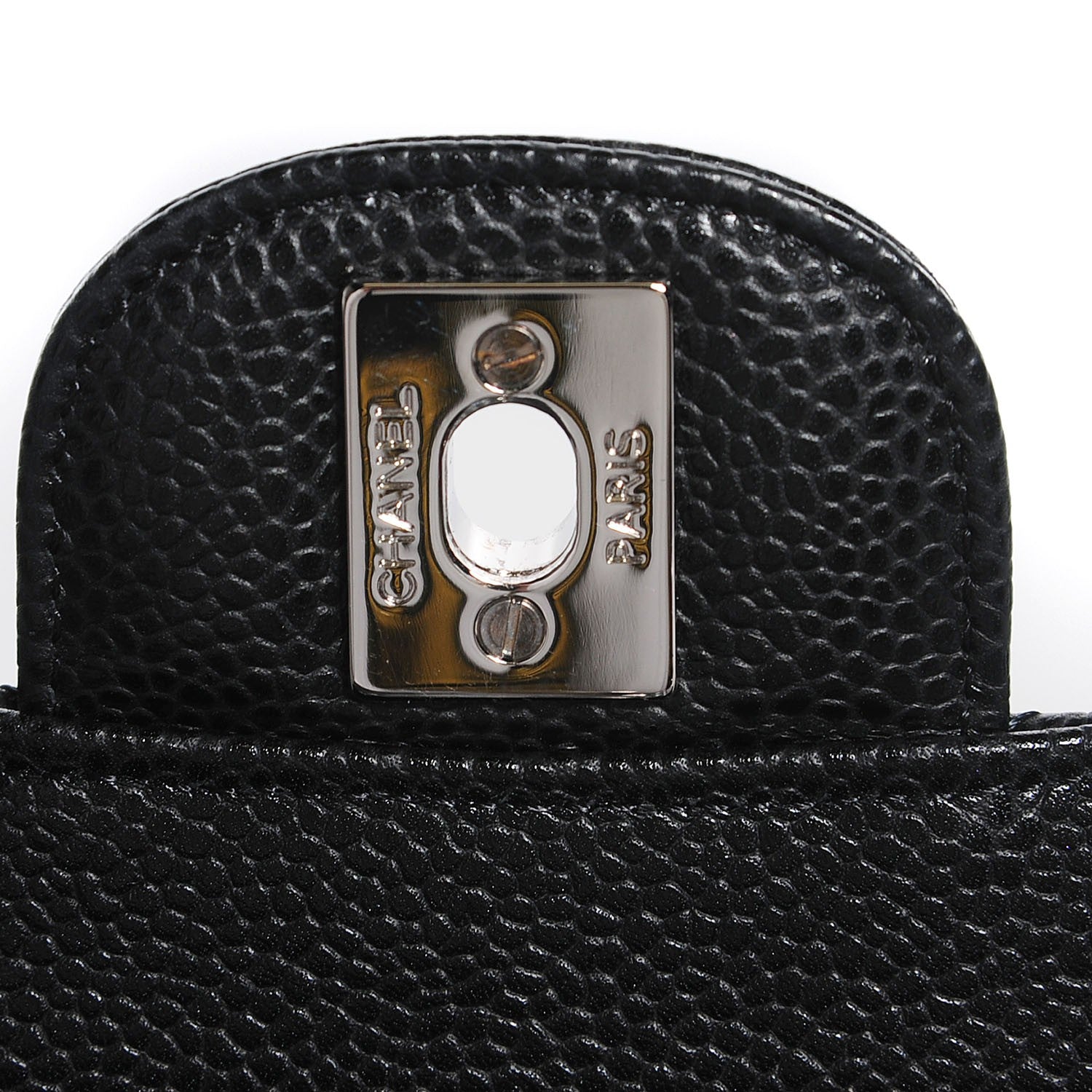 Chanel Caviar Quilted Medium Double Flap Black 8 of 8