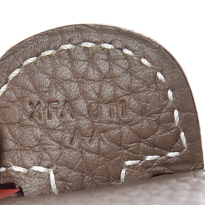 Hermes Taurillon Clemence Evelyne III PM Etoupe 9 of 12
