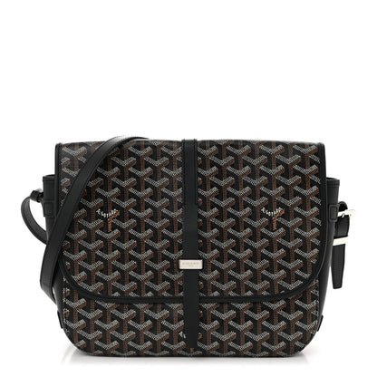 Goyard Goyardine Belvedere II MM Messenger Bag Black 1 of 10