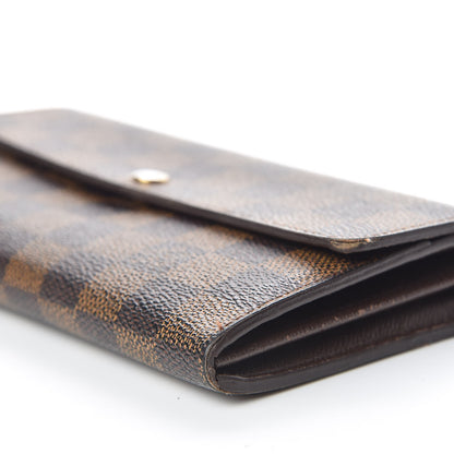 Louis Vuitton Damier Ebene Sarah Wallet 8 of 15