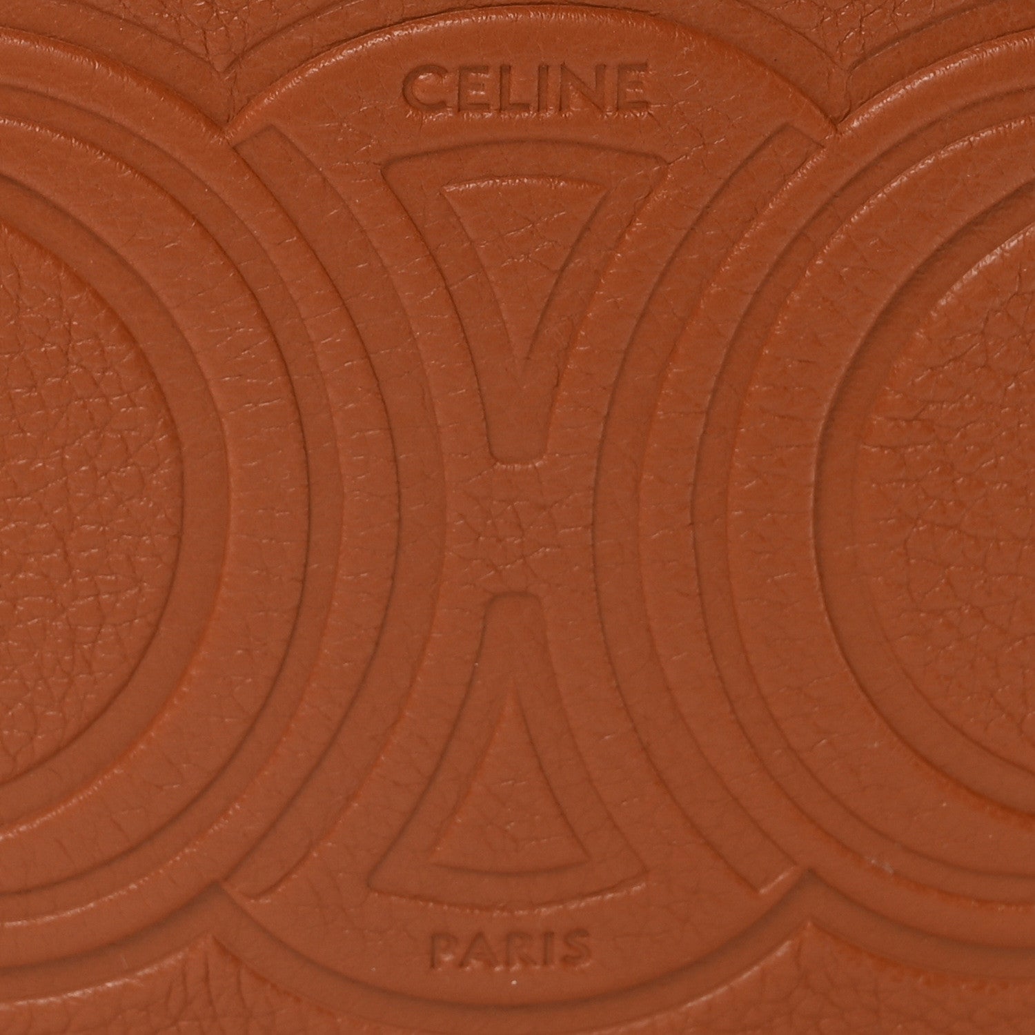 Celine Supple Calfskin Medium Triomphe Heloise Shoulder Bag Tan 8 of 10