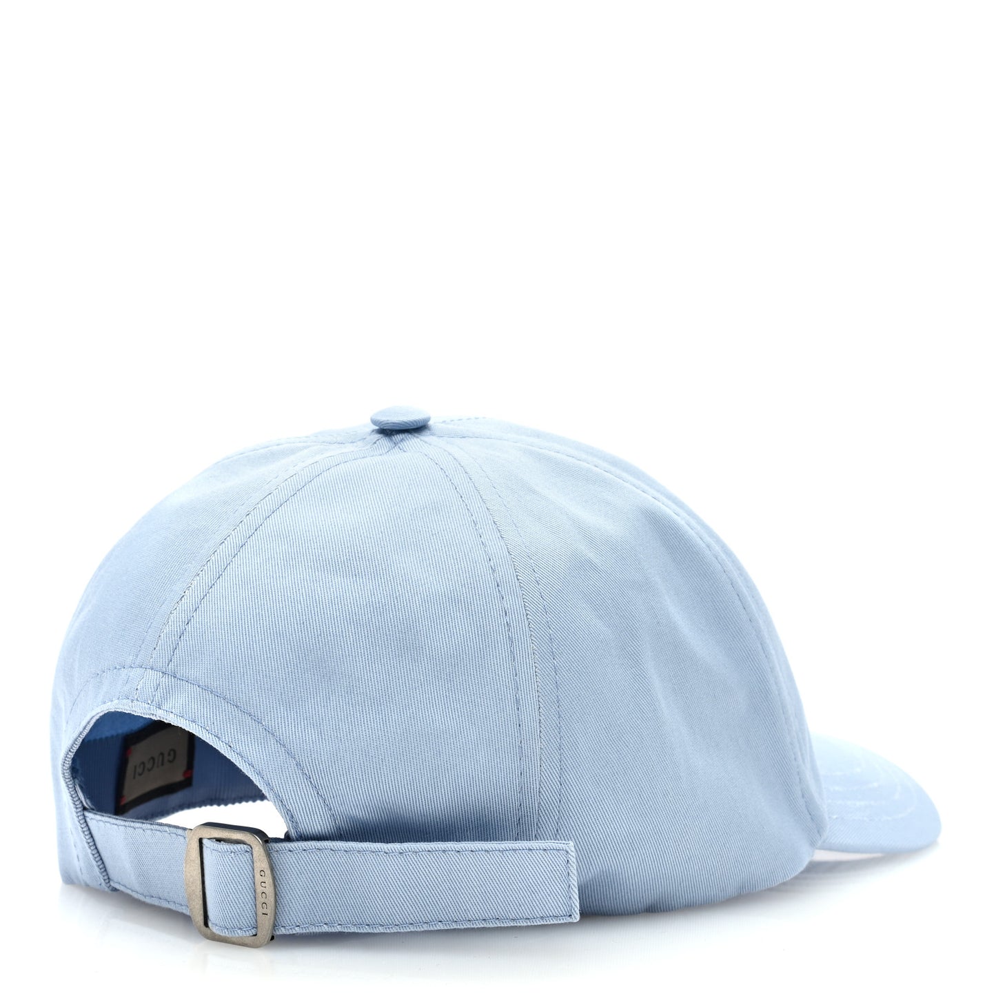 Cotton Embroidered Logo Script Baseball Hat XL Porcelain Blue