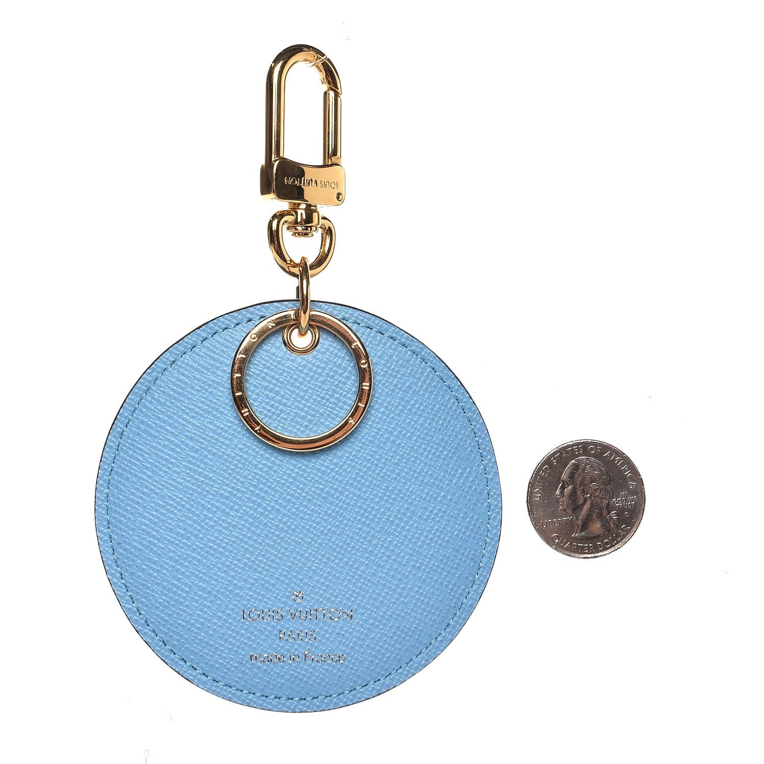 Louis Vuitton Damier Ebene Illustre Manchot Bag Charm Key Holder 2 of 4