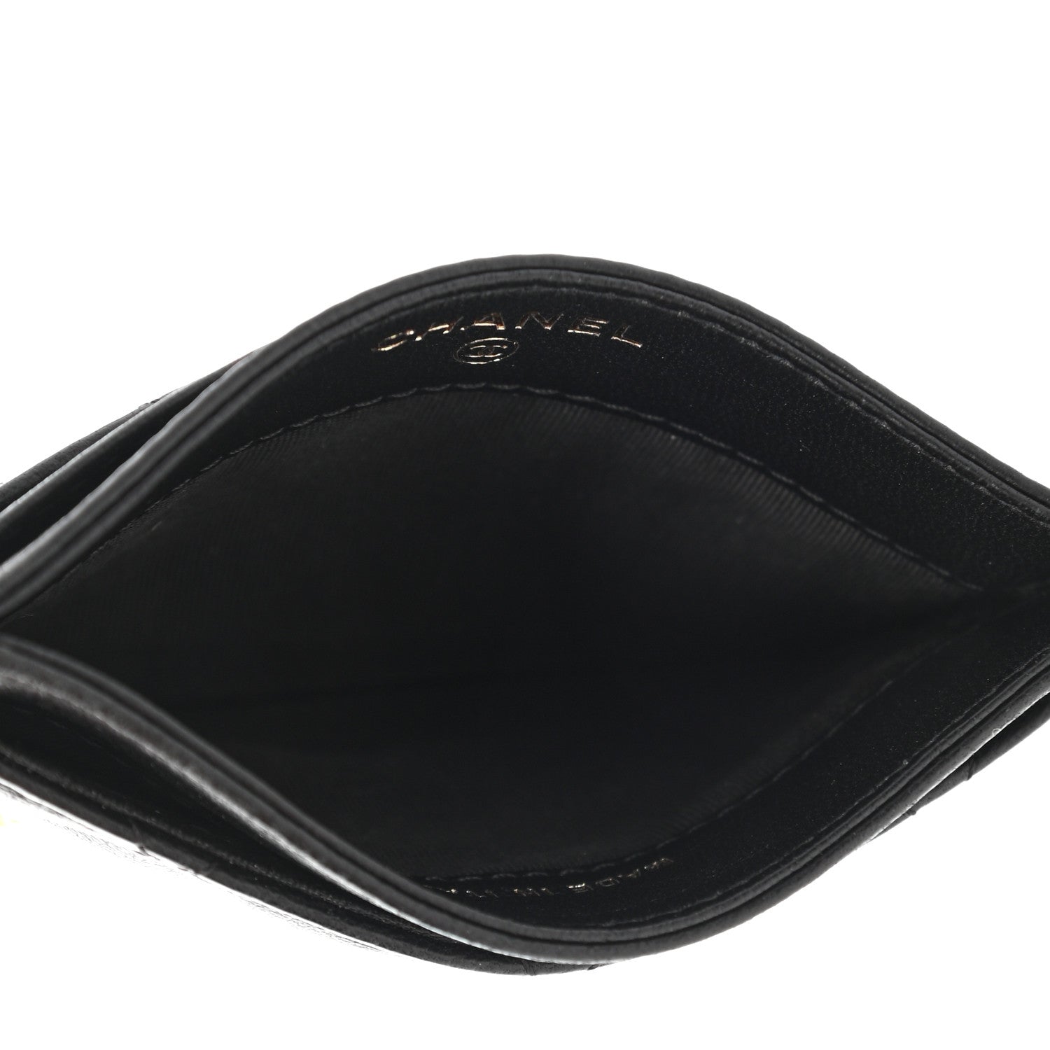 Chanel Lambskin Lucky Charms Card Holder Black 5 of 7