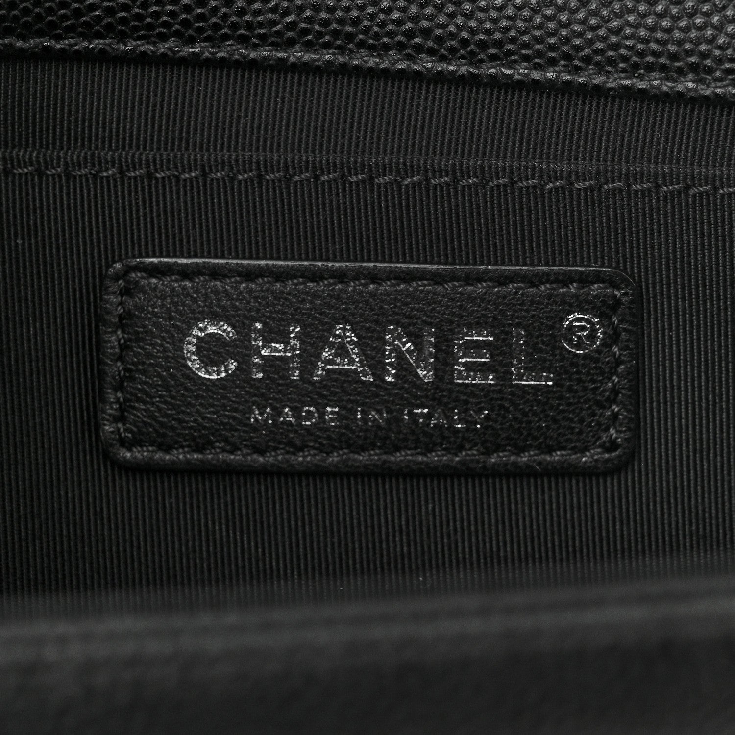 Chanel Caviar Quilted Medium Boy Flap Black 6 of 10