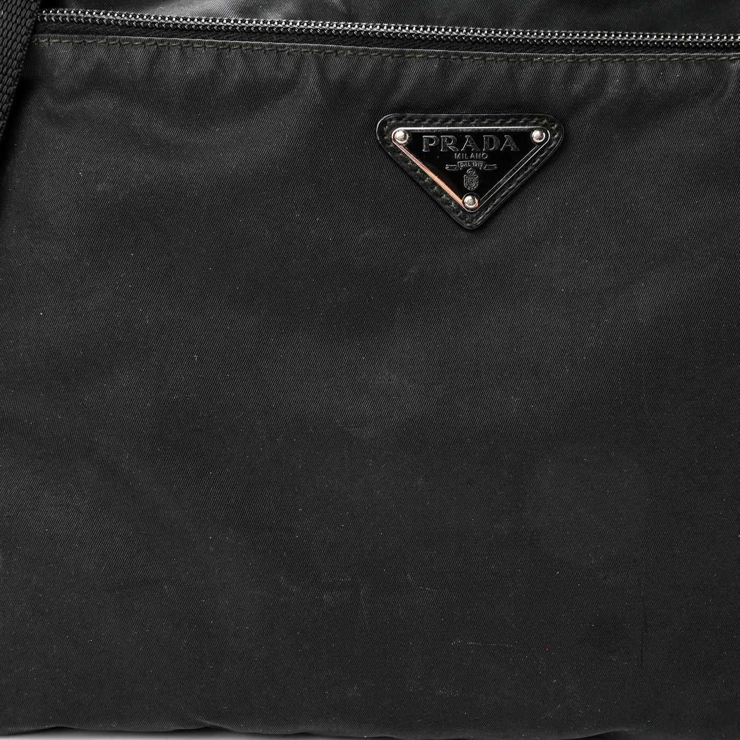Tessuto Nylon Messenger Bag Black